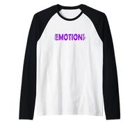 Color Morado Movimiento Antes de Las emociones Gráfico púrpura Camiseta Manga Raglan