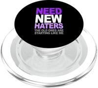 Color Morado Nuevos Enemigos necesarios Gráfico Morado PopSockets PopGrip para MagSafe