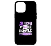 Color Morado The Hustle Looks Crazy Purple Graphic Carcasa para iPhone 12 Pro MAX