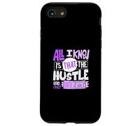 Color Morado The Hustle Looks Crazy Purple Graphic Carcasa para iPhone SE (2020) / 7/8