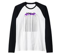 Color Morado You Know I Speak Up Purple Graphic Camiseta Manga Raglan