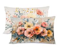 Color Naranja Funda Almohada 40x60 Rosa Fundas Almohadas 40x60 Pack 2 Protector Almohadas Cierre con Funda Cojin Súper Suave Almohada Cervicales y Cuello, para Dormitorio Halloween Decoracion G - 136