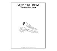 Color New Jersey!: The Garden State Kids Coloring Book - Map, Flag, Symbols & Landmarks (Ages 5-10) (Color the USA States)