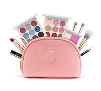 Color Nymph - Juego de maquillaje para principiantes, juego completo de cosméticos para principiantes para adolescentes con sombra de ojos, rubor y paleta de labios