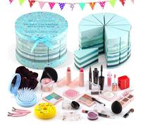 Color Nymph Kit de maquillaje para niñas - Caja misteriosa de belleza de 24 días | Juego de regalo de cumpleaños para niñas de 6 a 12 años, juegos de regalo de maquillaje para cuenta regresiva de