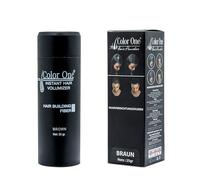 Color One El polvo de raíz actúa al instante y fortalece tus fibras capilares. Color One para espesar el cabello y cabello completo en cuestión de segundos. (marrón)