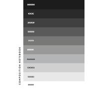 Color Pallete Stripe Composition Notebook Vol 5: Cute & Aesthetic College Ruled Notebook | 8.5x11 inches | 180 Pages | Line Journal Notebook for Note ... Travelers Journals, for Office Work Diary.