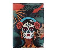 Color Pop - Portapapeles para coche, fabricación francesa, PVC, papel francés, funda para tarjeta gris, permiso de conducción, 15,4 x 10,3 cm, Catrina, 15,4 x 10,3 x 0,6 cm, Clásico