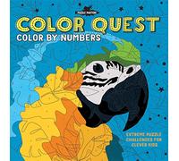 Color Quest: Color by Numbers: Extreme Puzzle Challenges for Clever Kids (Puzzle Masters)