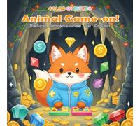 Color Questers Animal Game-on!: Animal Gamer Coloring Book: 50 Cute Retro Games to Relax and Color (Color Questers: The Bold & Cozy Collection)