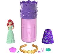 Mattel Juguete Disney Princess Mini Sorpresa – 6 sorpresas princesa/villano: muñeca, pulsera y 4 pz