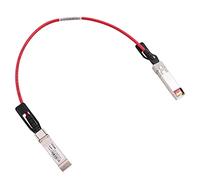 [Color rojo] 0.5m 10G SFP+ DAC Twinax, 10Gbase-CU SFP+ Cable de cobre, compatible con Cisco SFP-H10GB-CU0.5M, Ubiquiti, Juniper, Mellanox, Mikrotik, Netgear, Supermicro, Open Source Switches