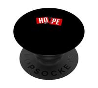 Color Rojo aferrándose a la Esperanza gráfico Rojo PopSockets PopGrip Adhesivo