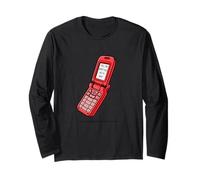 Color Rojo Call Me When You Get A Grip Gráfico Rojo Manga Larga