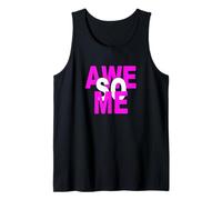 Color Rosa Awe-so-me Pink Graphic Camiseta sin Mangas