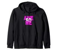 Color Rosa Awe-so-me Pink Graphic Sudadera con Capucha