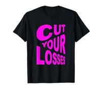 Color Rosa Cut Your Losses Gráfico Rosa Camiseta