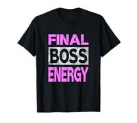 Color Rosa Final Boss Energy Pink Graphic Camiseta