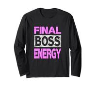 Color Rosa Final Boss Energy Pink Graphic Manga Larga