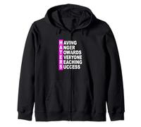 Color Rosa H.A.T.E.R.S. Gráfico Rosa Sudadera con Capucha