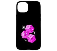 Color Rosa Lucky Heart Pink Graphic Carcasa para iPhone 15 Plus