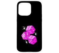 Color Rosa Lucky Heart Pink Graphic Carcasa para iPhone 15 Pro MAX