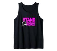 Color Rosa Stand On Business Pink Graphic Camiseta sin Mangas