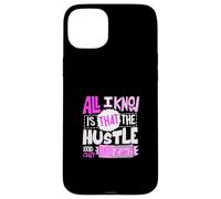 Color Rosa The Hustle Looks Crazy Pink Graphic Carcasa para iPhone 15 Plus