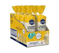 Color Scents Bolsas de basura medianas - 8 galones, 360 bolsas en total (8 paquetes de 45 unidades), Twist Tie - Bolsa de color crema con aroma a flor de vainilla con Microban