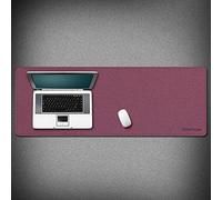 Color Sólido Simple Antideslizante Resistente Al Desgaste Borde De Bloqueo Alfombrilla De Ratón Impermeable De Gran Tamaño Almohadilla De Teclado De Escritorio Almohadilla De Muñeca-C_900X400Mm_3Mm