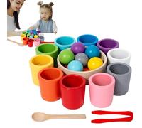 Color Sorting Cups, Educational Color Sorting Toys, Kids Early Learning Toys, Preschool Learning Activities, Color Sorting Learning Game,Math Sensory Training Games, Sorting Toys for ,