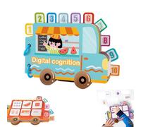 Color Sorting Quiet Paste Book,Digital Cognition Busy Book,libro montessori 3 au00f1os,tablero de actividades para niños,montessori juguetes para niños,juguete de viaje tranquilo-A