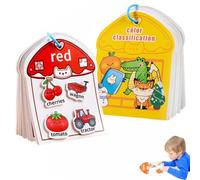 Color Sorting Quiet Paste Book,Digital Cognition Busy Book,libro montessori 3 au00f1os,tablero de actividades para niños,montessori juguetes para niños,juguete de viaje tranquilo-B