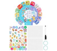 Color Sorting Quiet Sticker Book - Activity Book for Kids | Reusable Sensory Quiet Activities | Learning Activity Busy Booklet | Toddler Airplane Toys for New Year Birthday Christmas Holiday