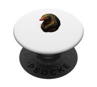 Color Splash Retrato Pangolín Realista Vida Silvestre Animal Art PopSockets PopGrip Adhesivo