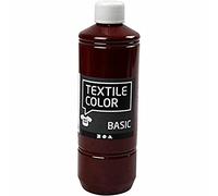 Color textil, marrón, 500ml