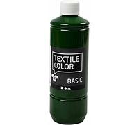 Color textil, verde hierba, 500 ml.