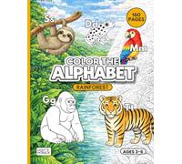 Color the Alphabet: Rainforest: ABC Activity Book with 26 Large Print Poster-Style Letter Pages