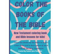 Color the books of the Bible: New Testament coloring book and Bible lessons for kids