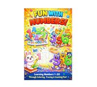 Color, Trace & Count: Numbers Activity Book for Kids: Educational Number Practice for Ages 3-7 (Noireir Kids Adventure Series)