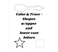 Color & Trace - Shapes w/upper and lower case letters (Color & Trace Workbooks)