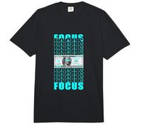 Color Turquesa Enfócate en tu Dinero Gráfico Turquesa Comfort Colors Adult Heavyweight T-Shirt
