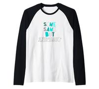 Color Turquesa Same-x2 But Different Turquoise Graphic Camiseta Manga Raglan