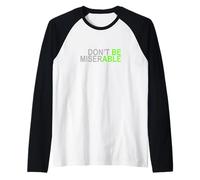 Color Verde Be Able Green Graphic Camiseta Manga Raglan