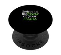 Color Verde cree en tu ajetreo gráfico Verde PopSockets PopGrip Adhesivo