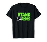 Color Verde Stand On Business Green Graphic Camiseta