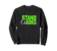 Color Verde Stand On Business Green Graphic Sudadera