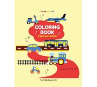 Color With Me Coloring Book - Vehicles Edition