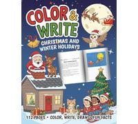 Color & Write: Christmas and Winter Holidays