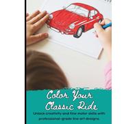 Color Your Classic Ride: Unlock creativity and fine motor skills with professional-grade line art designs.